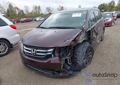 2015 Honda Odyssey Touring/Touring Elite из США, поврежденный, VIN 5FNRL5H95FB055486